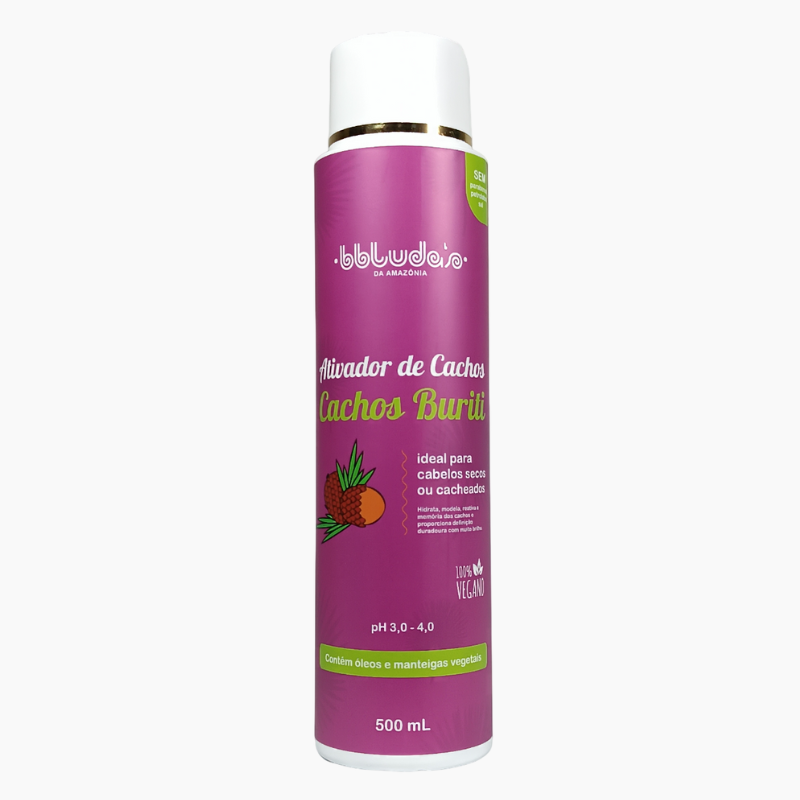 Ativador de Cachos Buriti 500ml - Bbluda''s