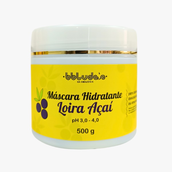 Máscara Matizadora Loira Açaí 500g - Bbluda''s