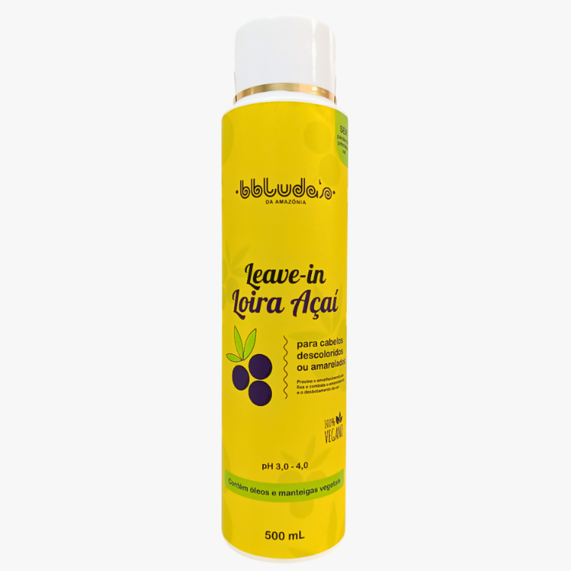 Leave-in Loira Açaí 500ml - Bbluda''s