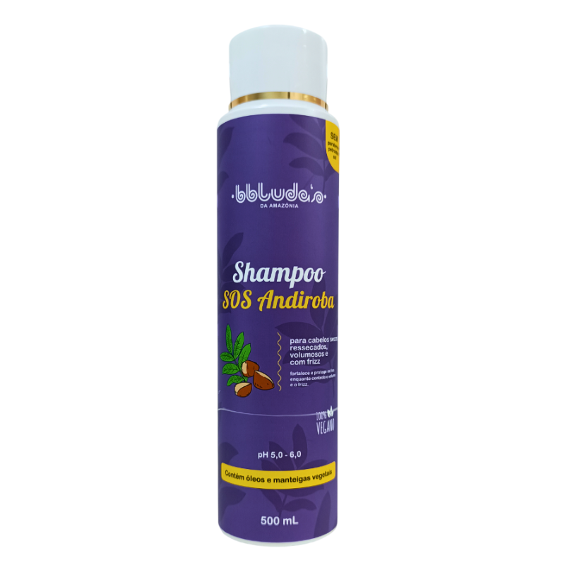 Shampoo S.O.S Andiroba 500ml - Bbluda''s
