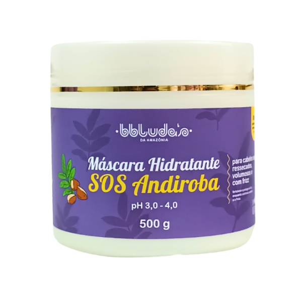 Máscara Hidratante S.O.S Andiroba 500g - Bbluda''s