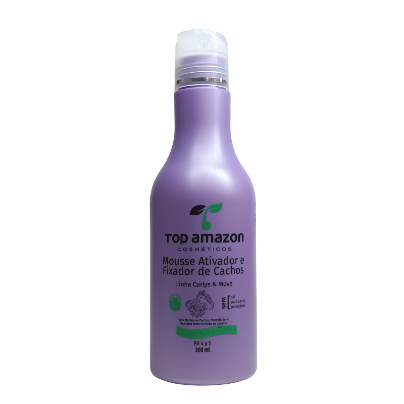 Mousse Ativador e Fixador de Cachos Buriti 300ml