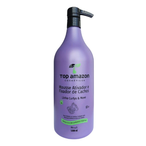 Mousse Ativador e Fixador de Cachos Buriti 1L