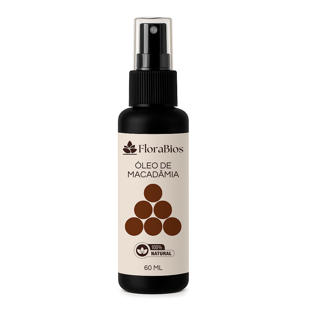 Óleo Vegetal de Macadâmia 60 ml 100% Puro