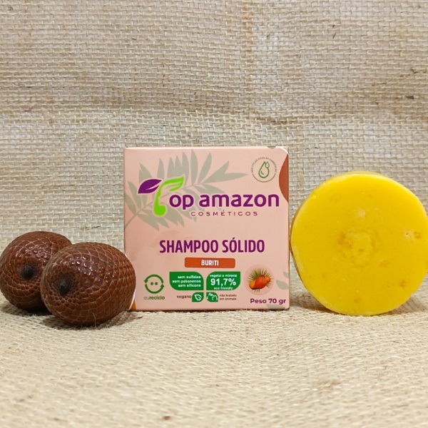 Shampoo Sólido Natural Buriti 70g
